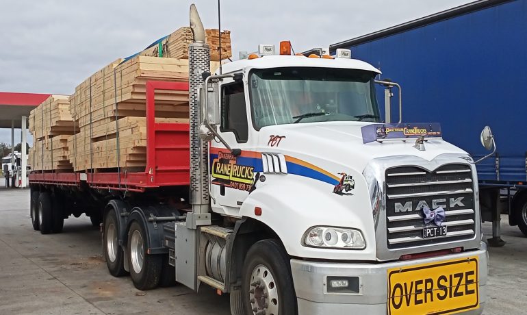 crane trucks company in Melbourne - pct trucks